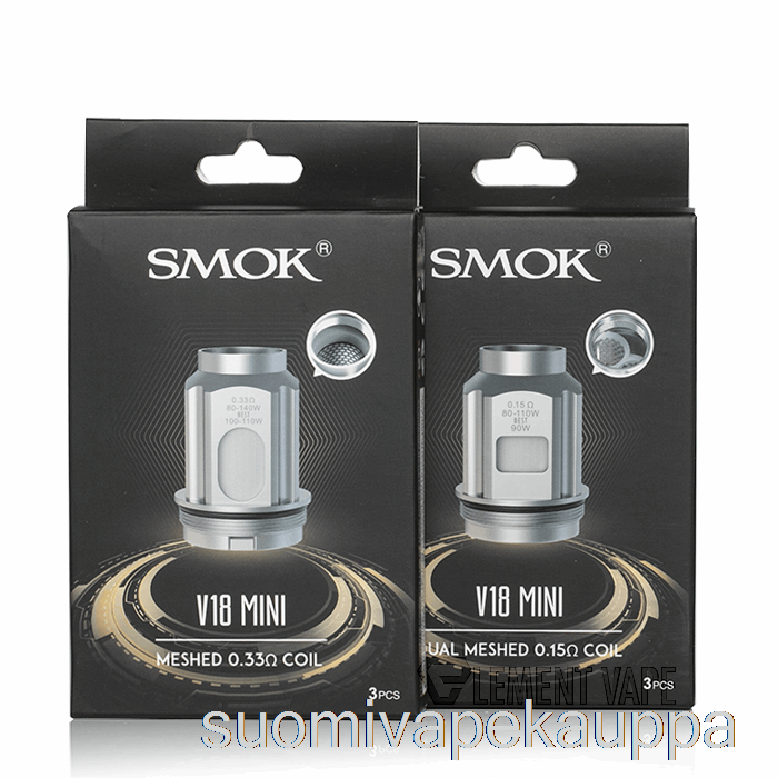 Vape Box Smok Tfv18 Mini Vaihtokelat 0,2 Ohm Tfv18 Mini Mesh Kelat